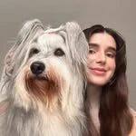 Jeanette Aranda con Lulú